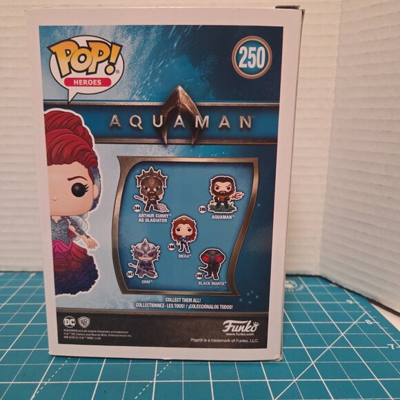 Funko POP Heroes DC Aquaman Mera EB Games 250 Vinyl Figure - Picture 3 of 4